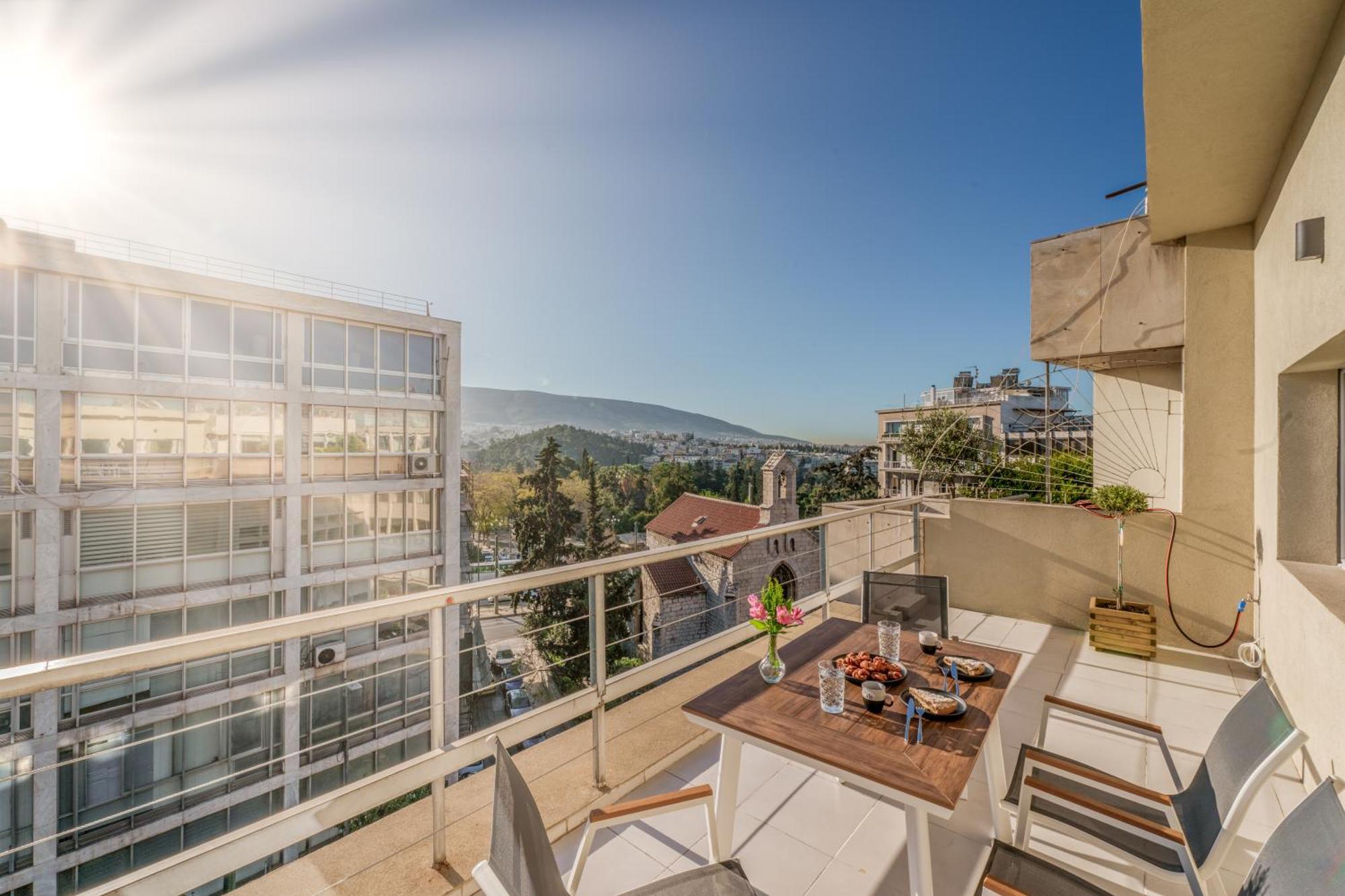 3Sights Rooftop Suite - Parthenon Viewpoint アテネ エクステリア 写真